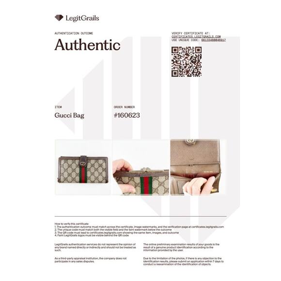 Gucci Vintage GG Supreme Web Long Trifold Wallet French Purse Brown - Picture 2 of 14